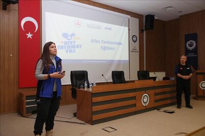 AFAD’dan Üniversitemizde "Afet Farkındalık Eğitimi" düzenledi