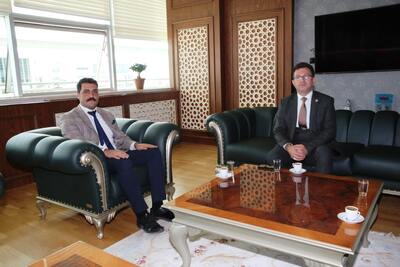 Aile ve Sosyal Hizmetler İl Müdürü Tatar Rektörümüz Prof. Dr. Erkan’ı ziyaret etti