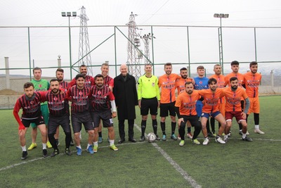 Bakan Soylu, Üniversitemizde gerçekleşen futbol turnuvasının başlama vuruşunu yaptı