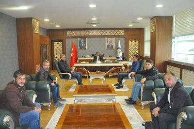 Gazeteciler Rektörümüz Prof. Dr. Abdurrahim Alkış’ı ziyaret etti