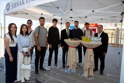 Rektörümüz Prof. Dr. Alkış, üniversitemizi kazanan öğrencileri karşıladı