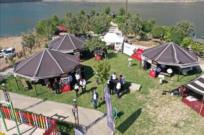 Uluslararası Uludere (Qilaban) Sempozyumu açık havada, kıl çadırlarda gerçekleştirildi