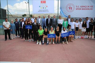 ÜNİLİG Tenis Turnuvası üniversitemizde başladı
