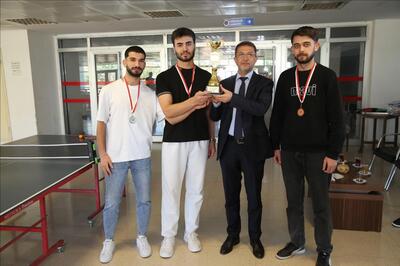 Üniversitemizde Cumhuriyet Bayramı Dolayısıyla Masa Tenisi Turnuvası Düzenlendi
