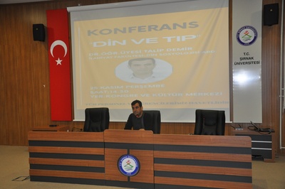 Üniversitemizde “Din ve Tıp” Konulu Konferans Düzenlendi